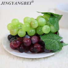 Load image into Gallery viewer, Artificial Plant Simulation Fruit Grapes Garden Plastic Fake Decorative Fruit Home Wedding Party Garden Decor
