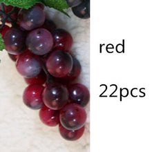 Load image into Gallery viewer, Artificial Plant Simulation Fruit Grapes Garden Plastic Fake Decorative Fruit Home Wedding Party Garden Decor
